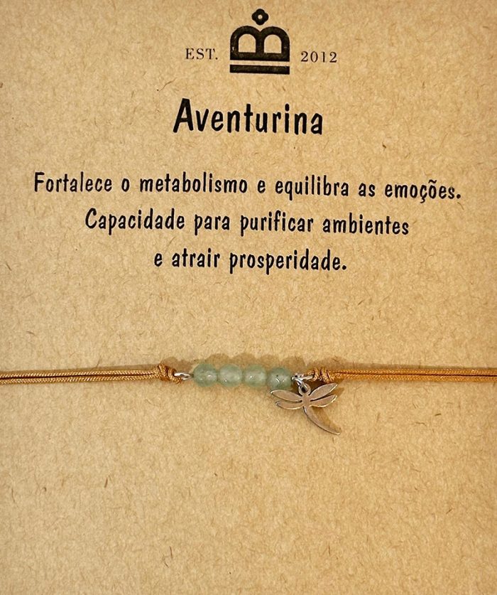 Pulseira Pedras Aventurina
