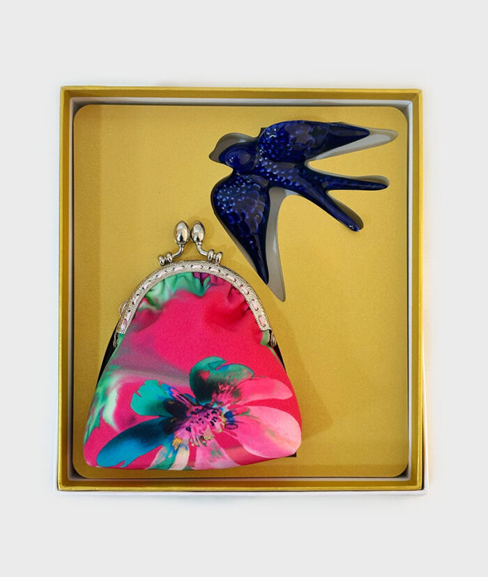 conjunto andorinha e porta moedas 1